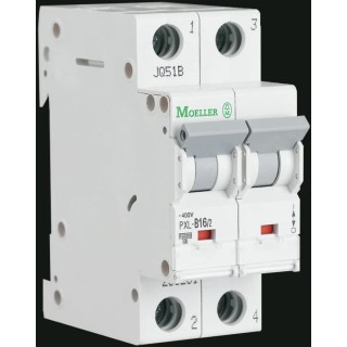 Eaton xPole Miniature Circuit Breaker 2-Pole 40A Type B 400V AC 48V DC 10 kA Breaking Capacity 236238 PXL-B40/2