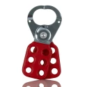 RS PRO Red 6-Lock Lockout Hasp Steel Hasp Lockout 9.5 mm 489-141