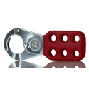RS PRO Red 6-Lock Lockout Hasp Steel Hasp Lockout 9.5 mm 489-141