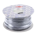RS PRO 2 Core Power Cable Black 0.5mm² 300V 70°C PVC Jacket 100m 491-841
