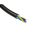RS PRO 3 Core Power Cable Black 0.75mm² PVC Insulated 70°C 500V 100m 491-835