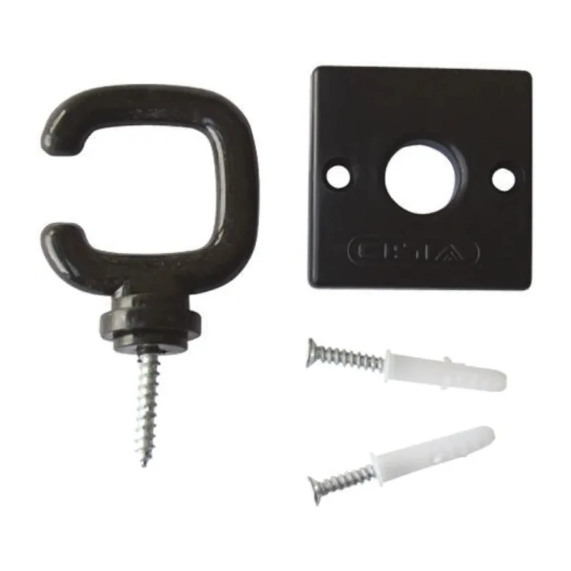 RS PRO Black and Red Barrier Stanchion Hook Polypropylene 5mm Diameter 503-697