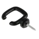 RS PRO Black and Red Barrier Stanchion Hook Polypropylene 5mm Diameter 503-697