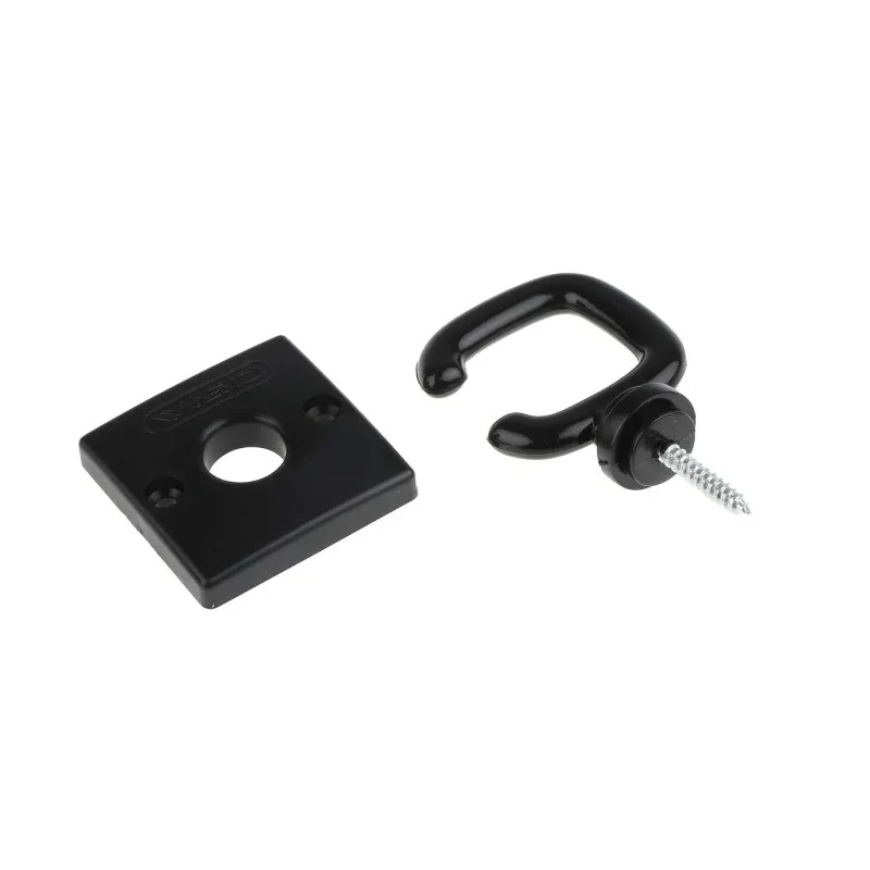 RS PRO Black and Red Barrier Stanchion Hook Polypropylene 5mm Diameter 503-697