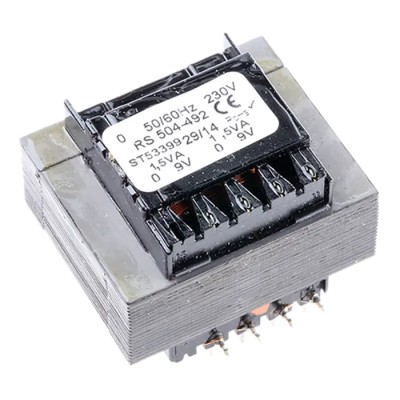 RS PRO 5 to 24 V ac 2 Output Through Hole PCB Transformer IECBSEN 615581 CE RoHS IECBSEN 615586 ASNZS 61558..6 504-492