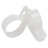 RS PRO Nylon P-Clip 25.4 mm Closed Inside Diameter 12 mm Width Natural Colour Mounting Hole Diameter 4.6 mm 479-554