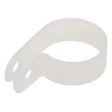 RS PRO Nylon P-Clip 25.4 mm Closed Inside Diameter 12 mm Width Natural Colour Mounting Hole Diameter 4.6 mm 479-554