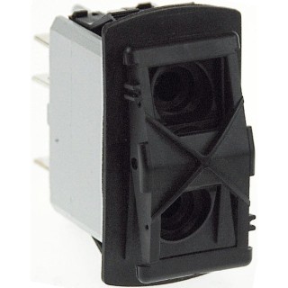 APEM DPDT Panel Mount Nylon Housing On-Off-On Rocker Switch 5A 24V DC 125V AC KR49CAKXXG