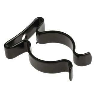 RS PRO 25.4 mm Nylon Coated Stainless Steel Spring Clip with 7.94 mm Height and 3.6 mm Fixing Hole Diameter 507-781