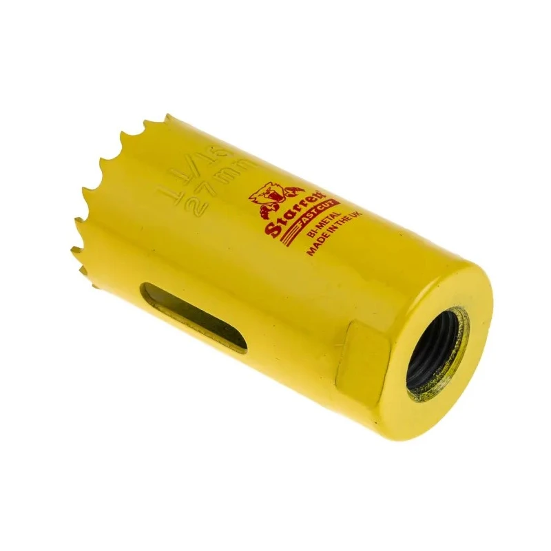 Starrett High-Speed Steel (HSS) Bi-metal Drill Bit 27 mm Diameter 38 mm Cut Depth FCH0116-G