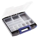 Raaco Blue Polycarbonate Polypropylene 14 Cell Compartment Box 55 mm x 354 mm x 323 mm 138345