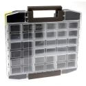 Raaco Blue Polycarbonate Polypropylene 14 Cell Compartment Box 55 mm x 354 mm x 323 mm 138345