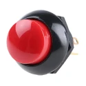 Otto P9 Series Push Button Switch Momentary Panel 0.5 in Cutout SPDT Red LED IP68 28 V dc 115 V ac P9213121W