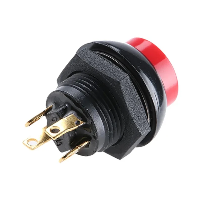 Otto P9 Series Push Button Switch Momentary Panel 0.5 in Cutout SPDT Red LED IP68 28 V dc 115 V ac P9213121W