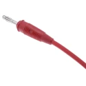 Hirschmann Test & Measurement Red Silicone Rubber Test Lead 10A, 60V DC, 1m Length 973388301