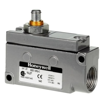 Honeywell Technologies E7 Series Plunger Limit Switch SPDT 15A 480V AC IP50 Die Cast Zinc Housing BZE7-2RQ-C