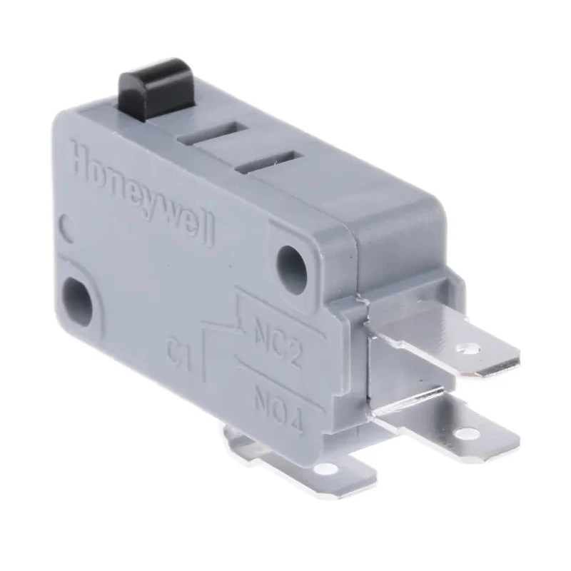 Honeywell Technologies Plunger Micro Switch, Tab Terminal, 16A, 250V, SPDT V15T16-EZ100