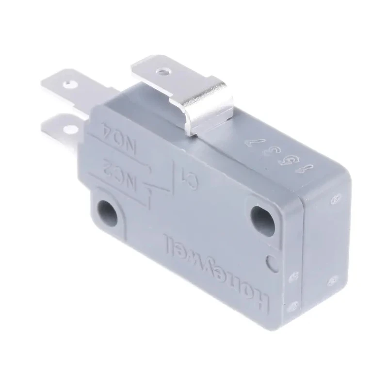 Honeywell Technologies Plunger Micro Switch, Tab Terminal, 16A, 250V, SPDT V15T16-EZ100