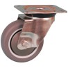 Guitel Hervieu Stainless Steel Swivel Castor 90 kg Load Capacity 100 mm Thermoplastic Rubber Wheel 368653