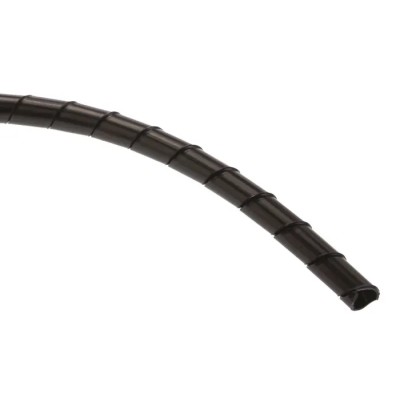 HellermannTyton Spiral Cable Wrap Black Polyamide 6, 20 mm Max Bundle, 4-5 mm Cable Diameter, 30 161-44100 SBPAV04-PA6V0-BK