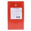 Topspec Euro Fibreglass Plastic Fire Blanket 1.2m x 1.8m Red Plastic Case FBB160-HP
