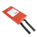 Topspec Euro Fibreglass Plastic Fire Blanket 1.2m x 1.8m Red Plastic Case FBB160-HP