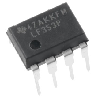 Texas Instruments Operational Amplifier 3 MHz Gain Bandwidth 8-Pin PDIP LF353P