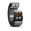 SKF Double Row Angular Contact Ball Bearing 12 mm ID, 32 mm OD, 15.9 mm Race Width 3201 A-2RS1TN9/MT33