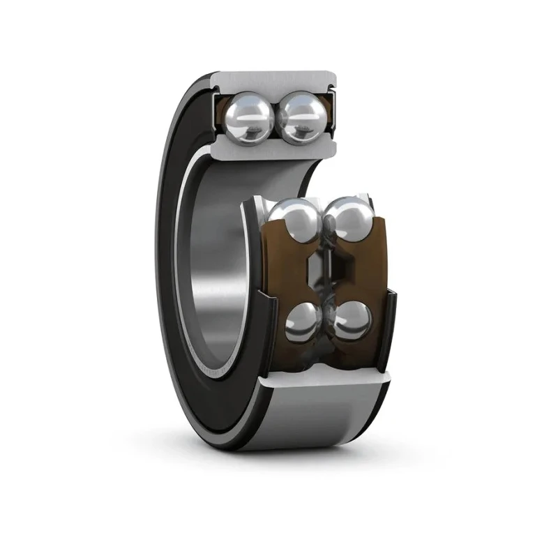 SKF Double Row Angular Contact Ball Bearing 12 mm ID, 32 mm OD, 15.9 mm Race Width 3201 A-2RS1TN9/MT33