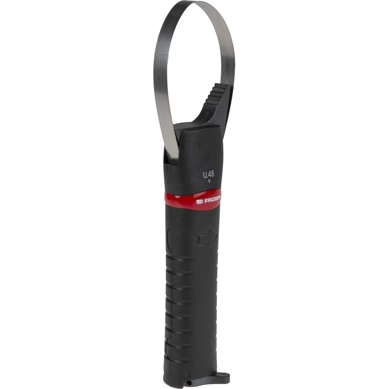 Facom 66 to 105 mm Jaw Capacity Strap Wrench, 230mm Overall Length, Plastic Handle U.48PB