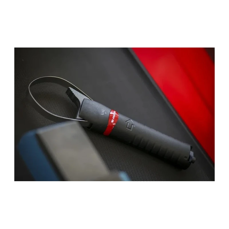 Facom 66 to 105 mm Jaw Capacity Strap Wrench, 230mm Overall Length, Plastic Handle U.48PB