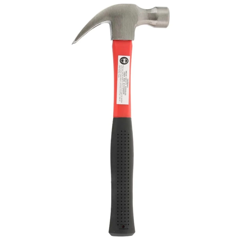 RS PRO Steel Head Claw Hammer with Fibreglass Handle 20oz 325mm 537-007