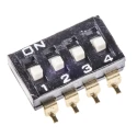 Omron Slide Rotary Coded DIP Switch Surface Mount A6S-4104-H
