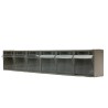 RS PRO Durable Polypropylene Tilt Drawer Unit 6, 112 mm x 600 mm x 96 mm, Transparent Drawers, Wall Mountable 519-295