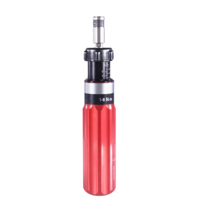 RS PRO Pre-Settable Torque Screwdriver 1 to 6 Nm, 1/4 in Drive, ±6 % Accuracy 547-379
