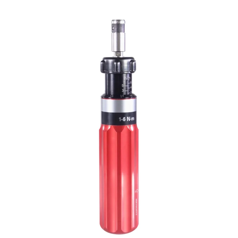RS PRO Pre-Settable Torque Screwdriver 1 to 6 Nm, 1/4 in Drive, ±6 % Accuracy 547-379
