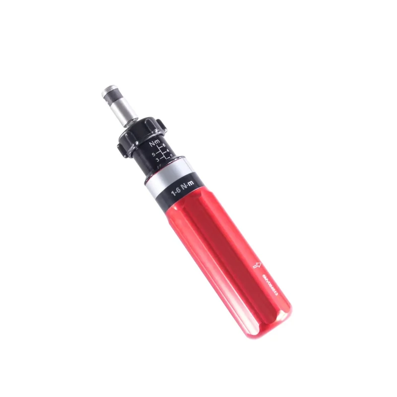 RS PRO Pre-Settable Torque Screwdriver 1 to 6 Nm, 1/4 in Drive, ±6 % Accuracy 547-379