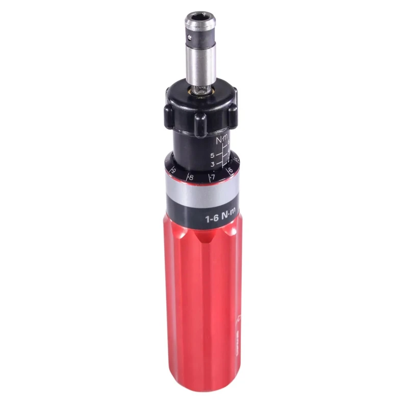 RS PRO Pre-Settable Torque Screwdriver 1 to 6 Nm, 1/4 in Drive, ±6 % Accuracy 547-379