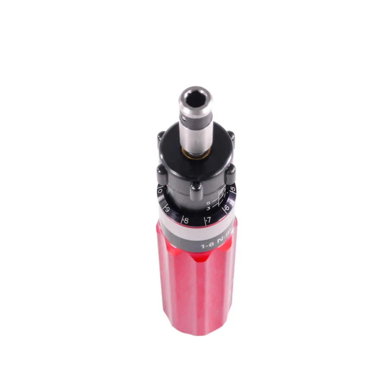 RS PRO Pre-Settable Torque Screwdriver 1 to 6 Nm, 1/4 in Drive, ±6 % Accuracy 547-379