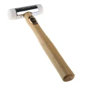 RS PRO Nylon Mallet Replaceable Face 450 g Chrome Plated Zinc Head with Wood Handle 32mm Head Diameter 547-852