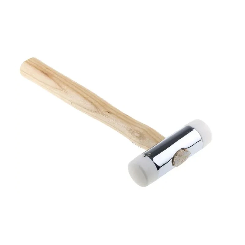 RS PRO Nylon Mallet Replaceable Face 450 g Chrome Plated Zinc Head with Wood Handle 32mm Head Diameter 547-852
