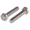 RS PRO Plain Stainless Steel Hex Bolt M5 x 25 mm Grade 8.8 DIN 933 520-093