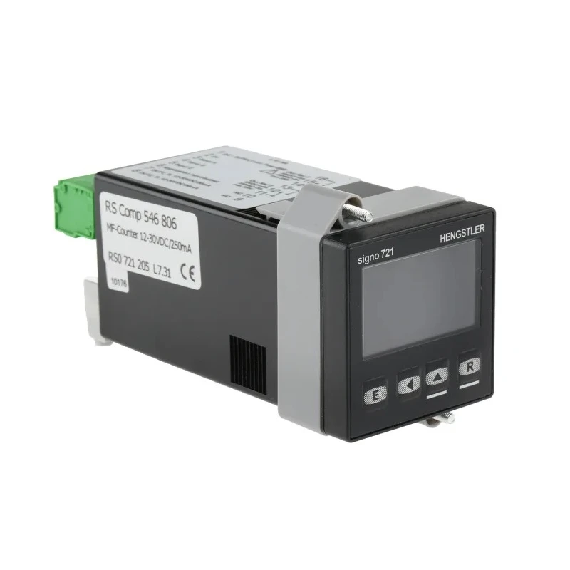 Hengstler SIGNO 721 5 Digit LCD Digital Counter, Panel Mount, 30V DC, 60 kHz 0 721 205