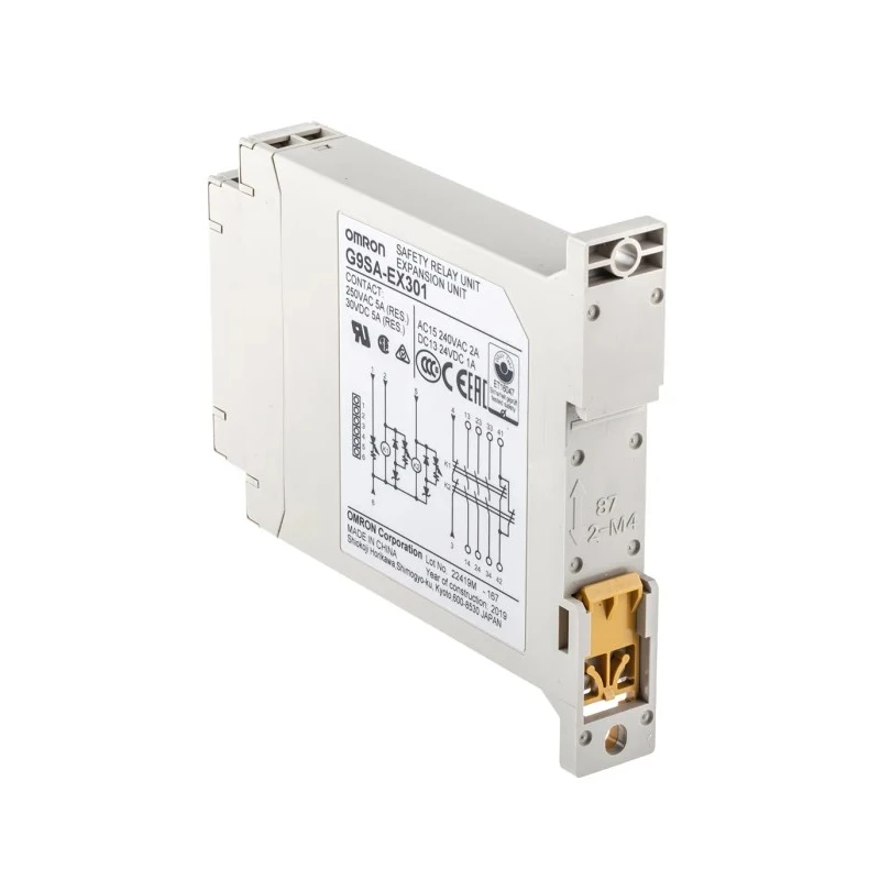 Omron G9SA Series Output Module 24V DC Supply Voltage 1.7W Power 2 Outputs 3 NO/1 NC Screw Terminal 