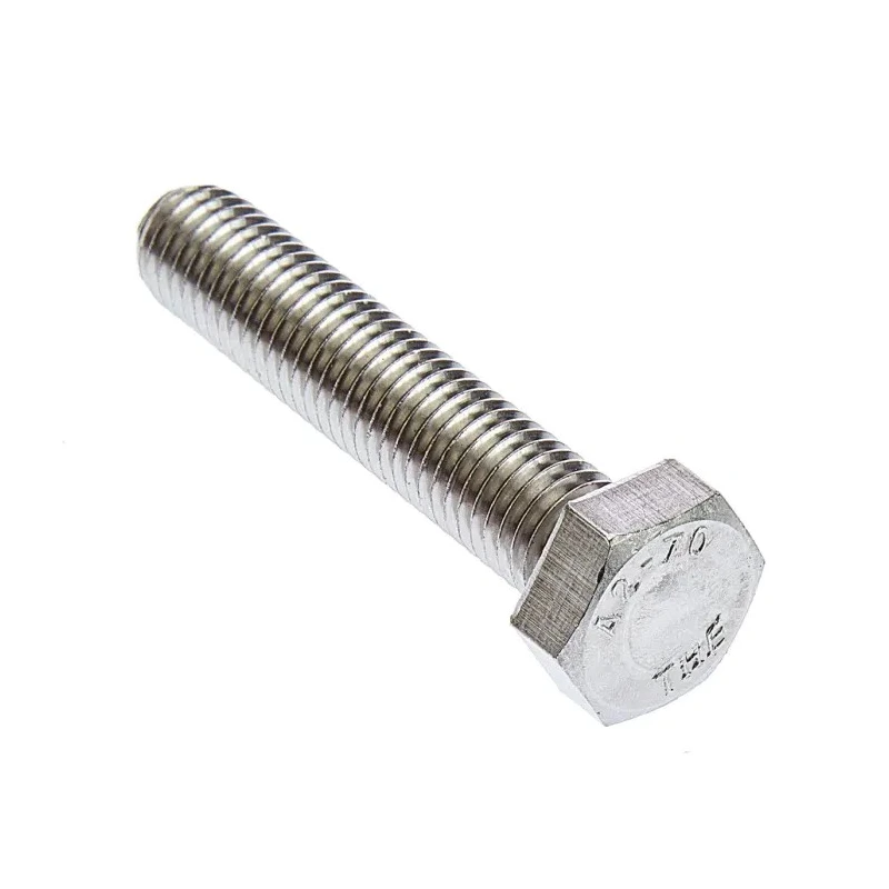 RS PRO Stainless Steel Hex Bolt M12 x 60 mm DIN 933 520-368