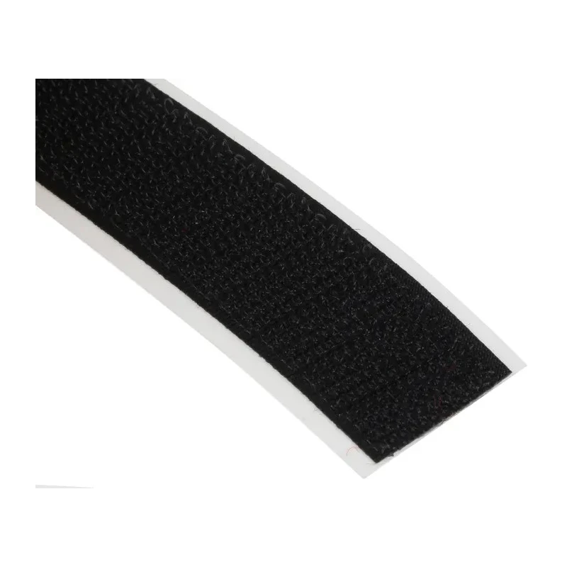 Velcro Black Hook Tape 20mm Width x 5 m Length, Polyamide Material, Operating Temperature -15ºC to 90ºC EB88020330114921