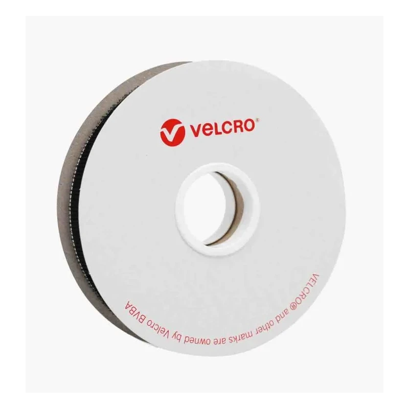 Velcro Black Hook Tape 20mm Width x 5 m Length, Polyamide Material, Operating Temperature -15ºC to 90ºC EB88020330114921
