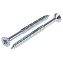 RS PRO Pozidriv Countersunk Steel Wood Screw Bright Zinc 12 Thread 3in Length 521-260
