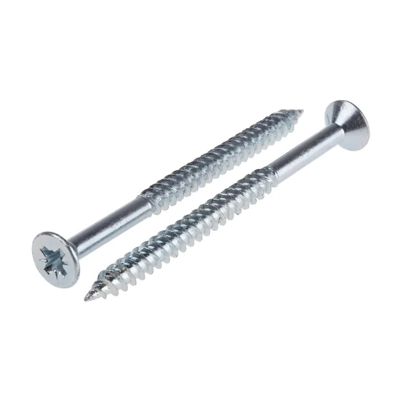 RS PRO Pozidriv Countersunk Steel Wood Screw Bright Zinc 12 Thread 3in Length 521-260