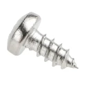 RS PRO Stainless Steel Plain Pan Head Pozidriv Self-Tapping Screw 6.5 mm Length N°4 521-535